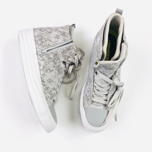 Converse zip up and tie shoes